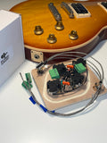Gibson Les Paul Jimmy Page Wiring Harness CTS push/pull, Orange Drop Caps, Switchcraft