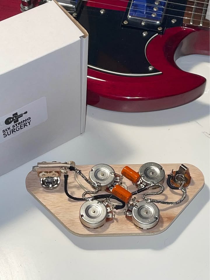 Gibson SG Hand Wired Harness Perfect To Upgrade Epiphone