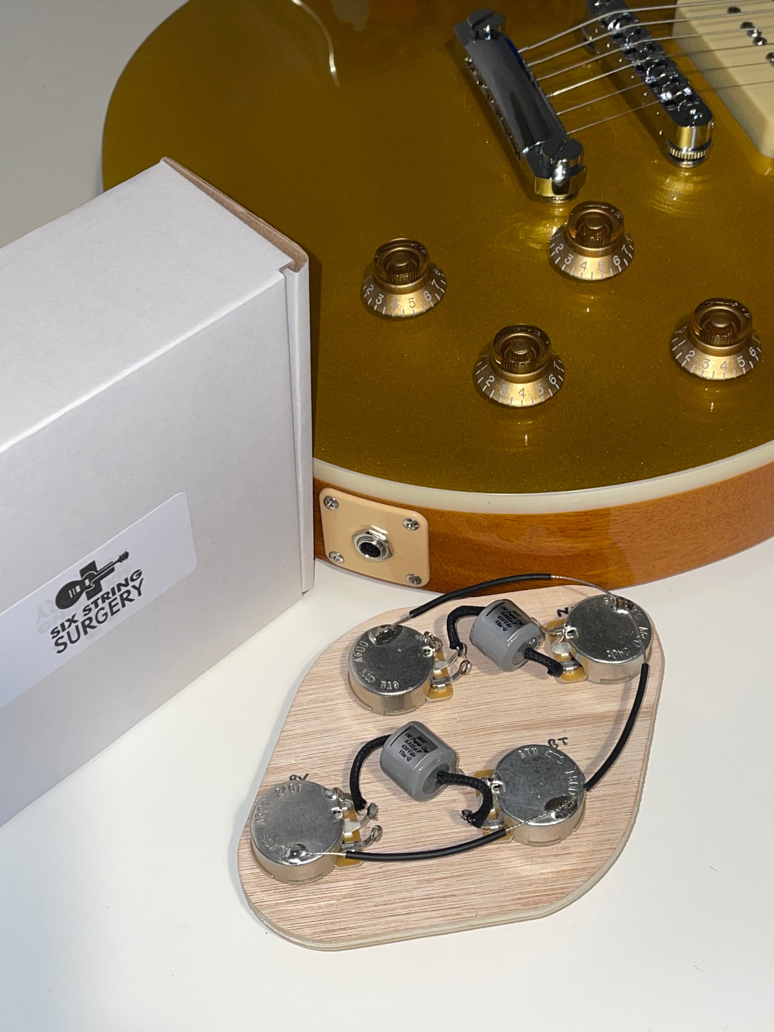 Gibson / Epiphone Les Paul Hand Wired Harness CTS & Paper In oil Caps
