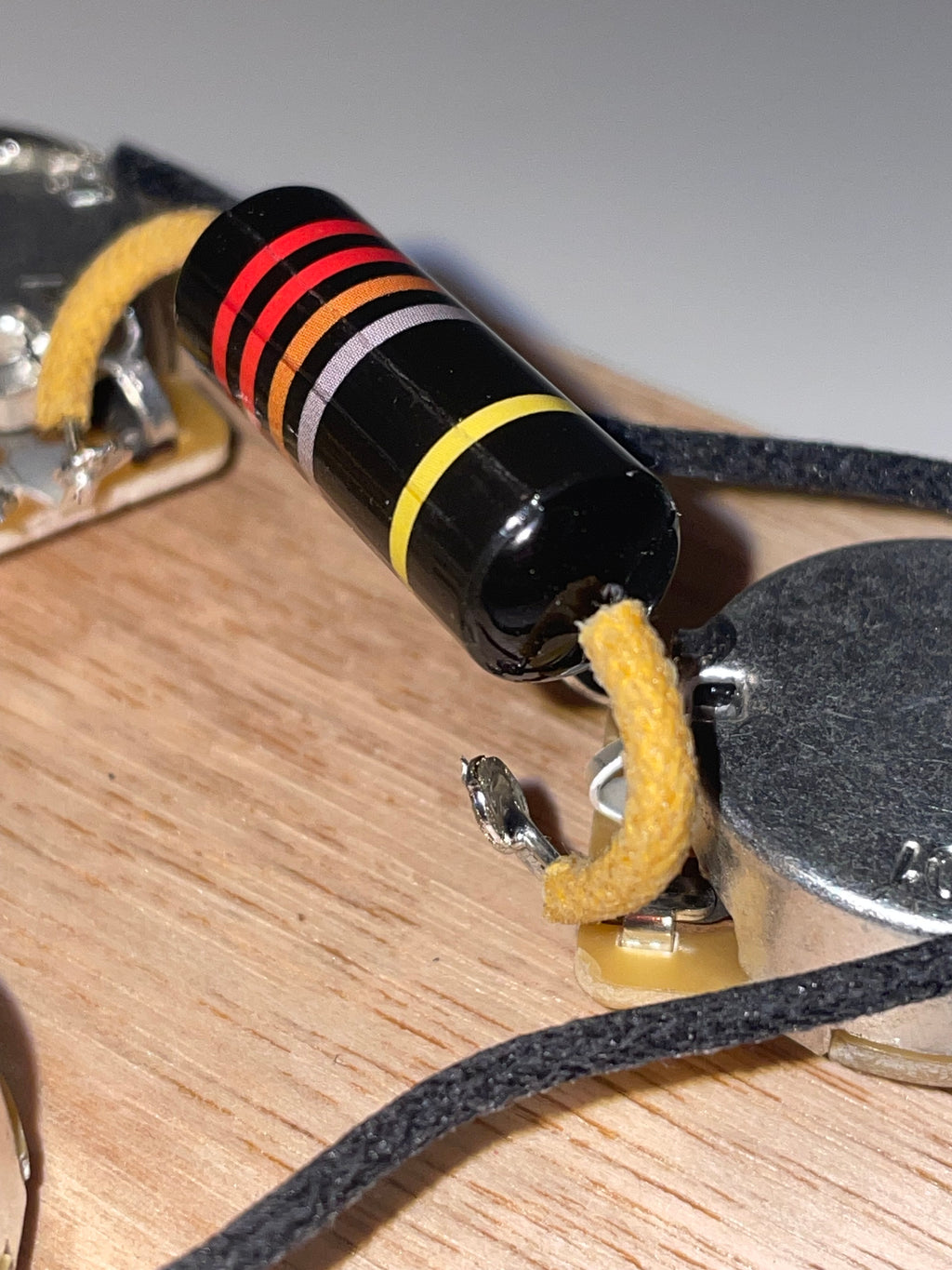 Gibson Les Paul Hand Wired Harness CTS & Centralabs Bumblebee PIO Caps - Vintage