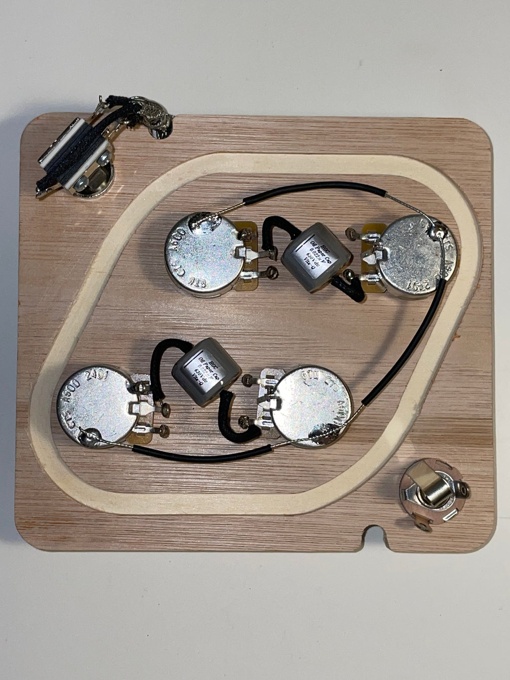 Gibson / Epiphone Les Paul Hand Wired Harness CTS, Hosco PIO Caps, Switchcraft