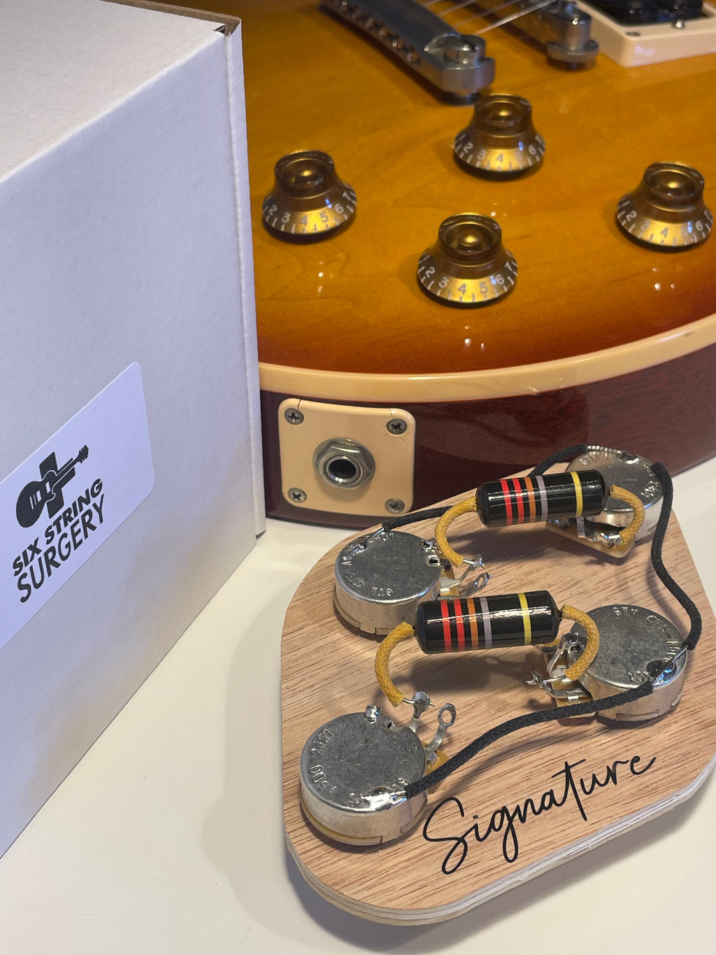 Gibson Les Paul Hand Wired Harness CTS & Centralabs Bumblebee PIO Caps - Vintage