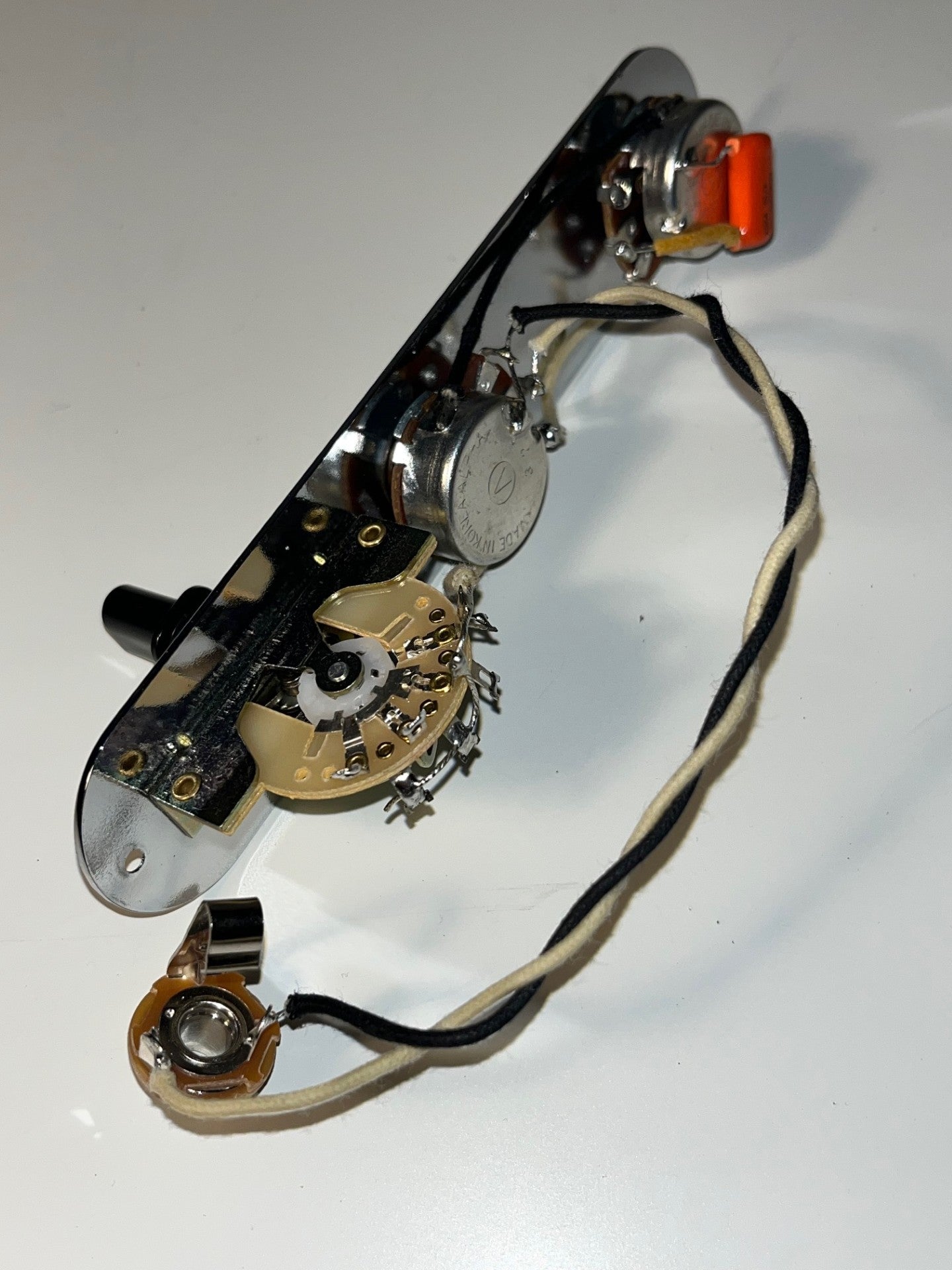 Fender Telecaster Hand Wired Harness - Perfect Upgrade For squire - Alpha Pots
