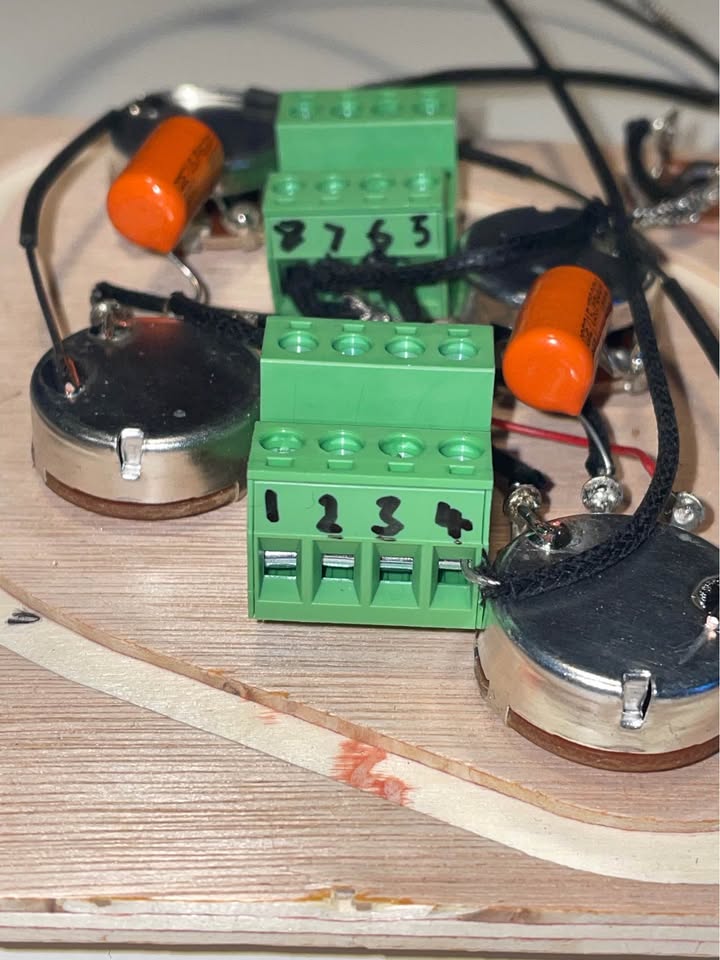 Gibson / Epiphone Les Paul SOLDER FREE Wiring Loom Solderless Connectors