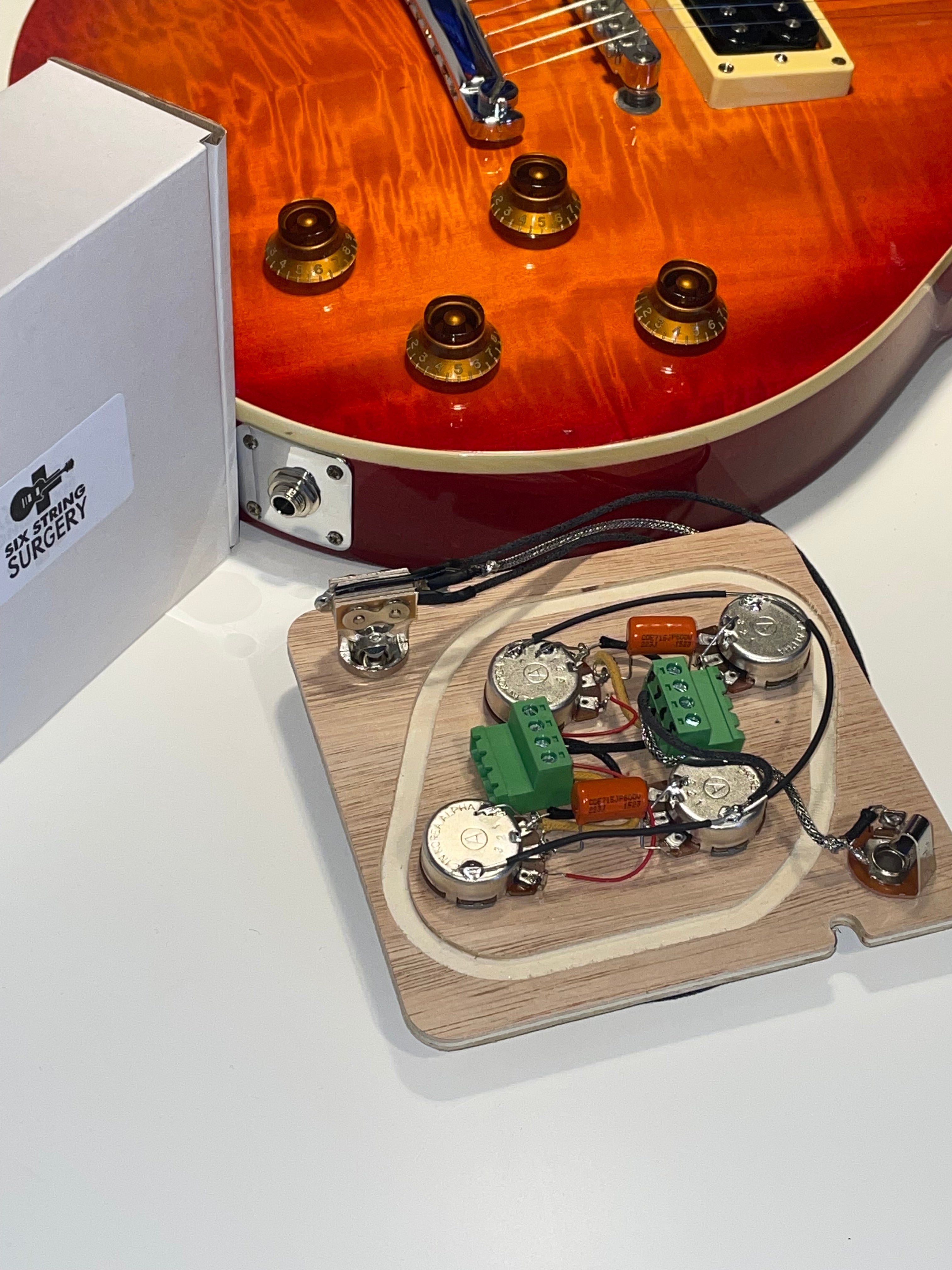 Gibson / Epiphone Les Paul SOLDER FREE Harness Solderless ALPHA A500K Pots