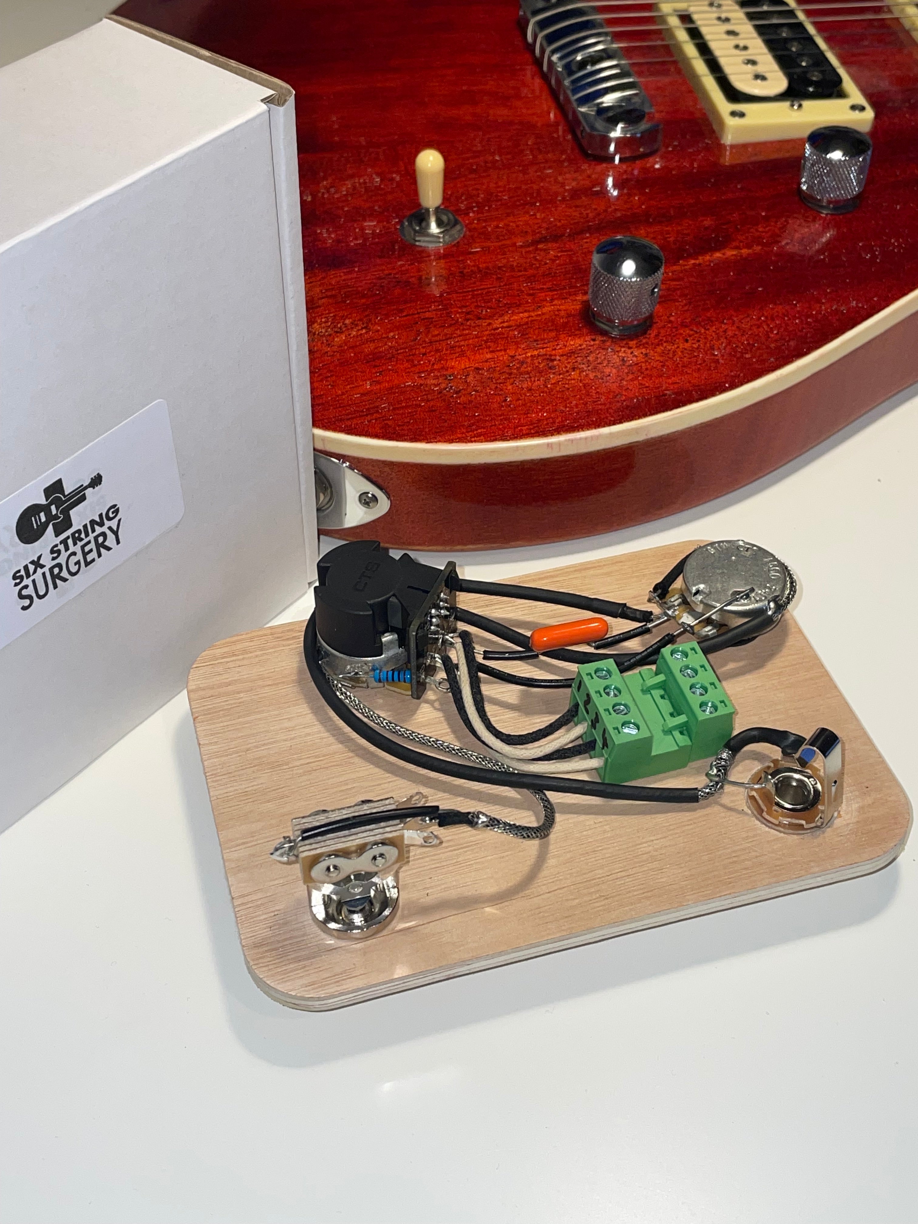 PRS SE CE 24 Wiring Harness - Hand Wired - CTS Push / Pull - Coil Split
