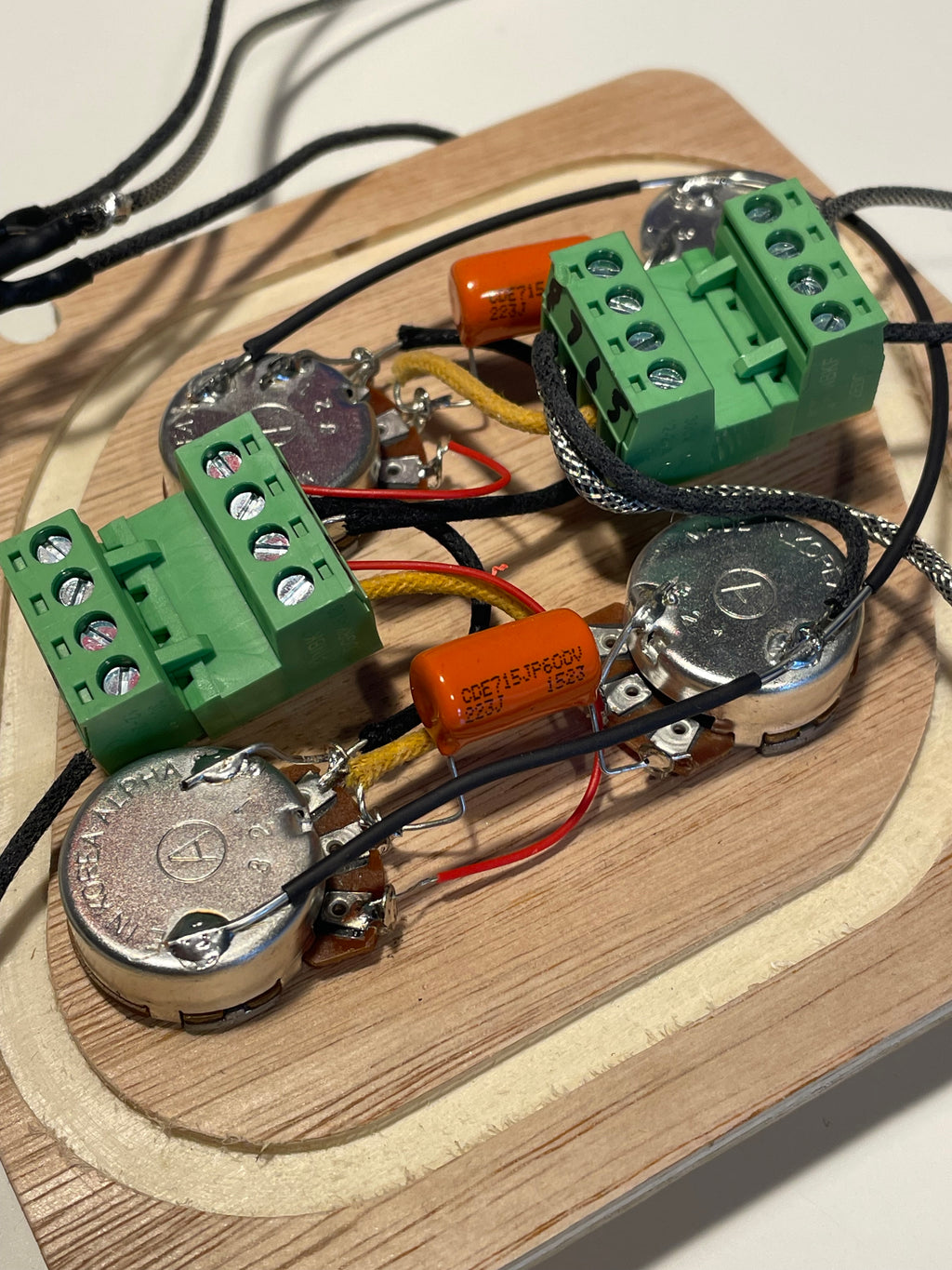 Gibson / Epiphone Les Paul SOLDER FREE Harness Solderless ALPHA A500K Pots
