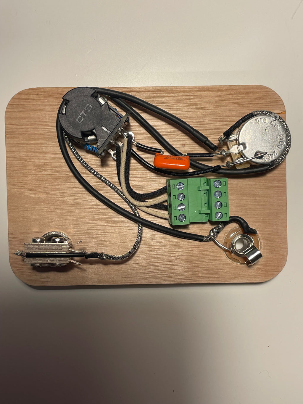 PRS SE CE 24 Wiring Harness - Hand Wired - CTS Push / Pull - Coil Split