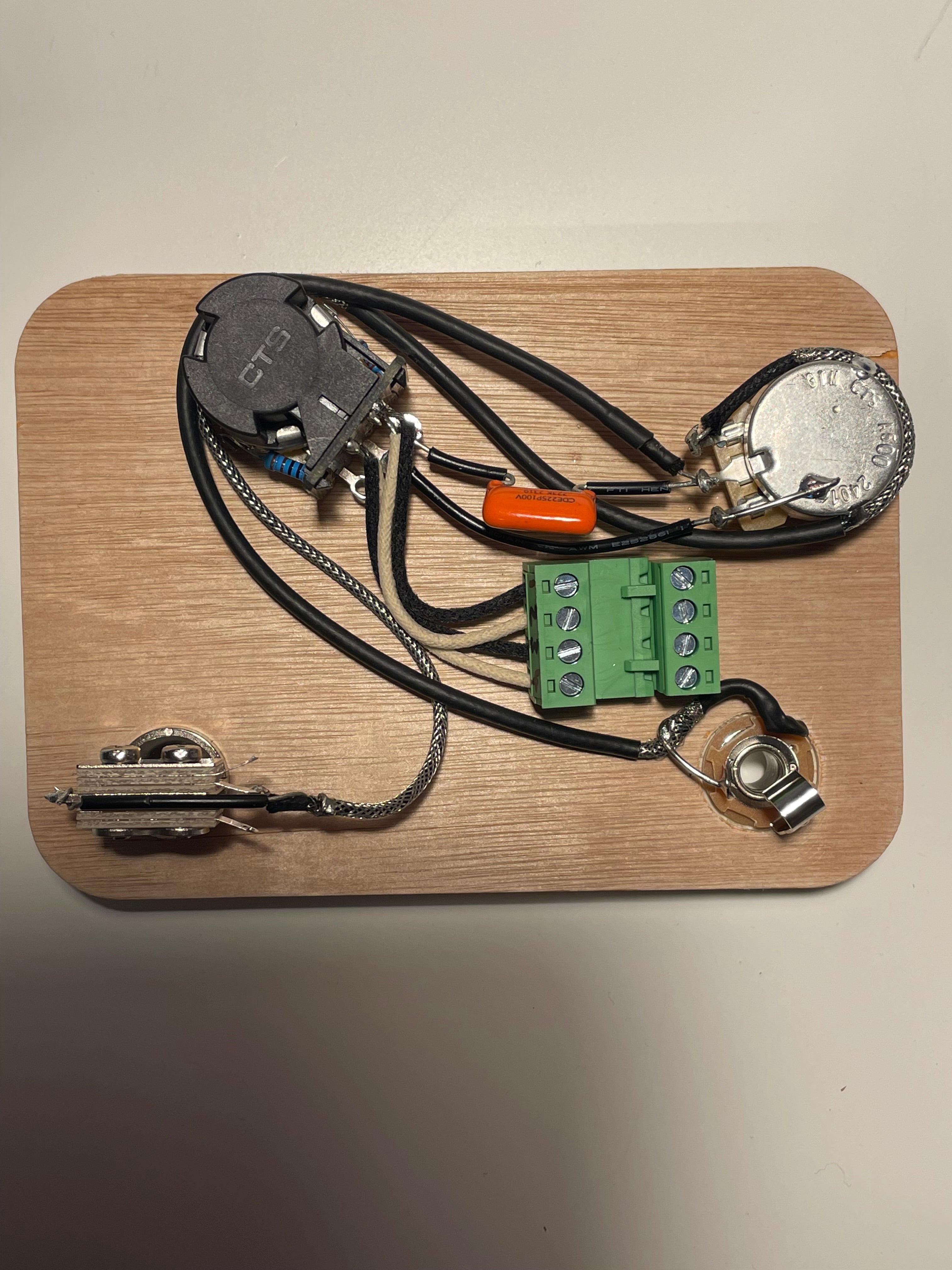 PRS SE CE 24 Wiring Harness - Hand Wired - CTS Push / Pull - Coil Split