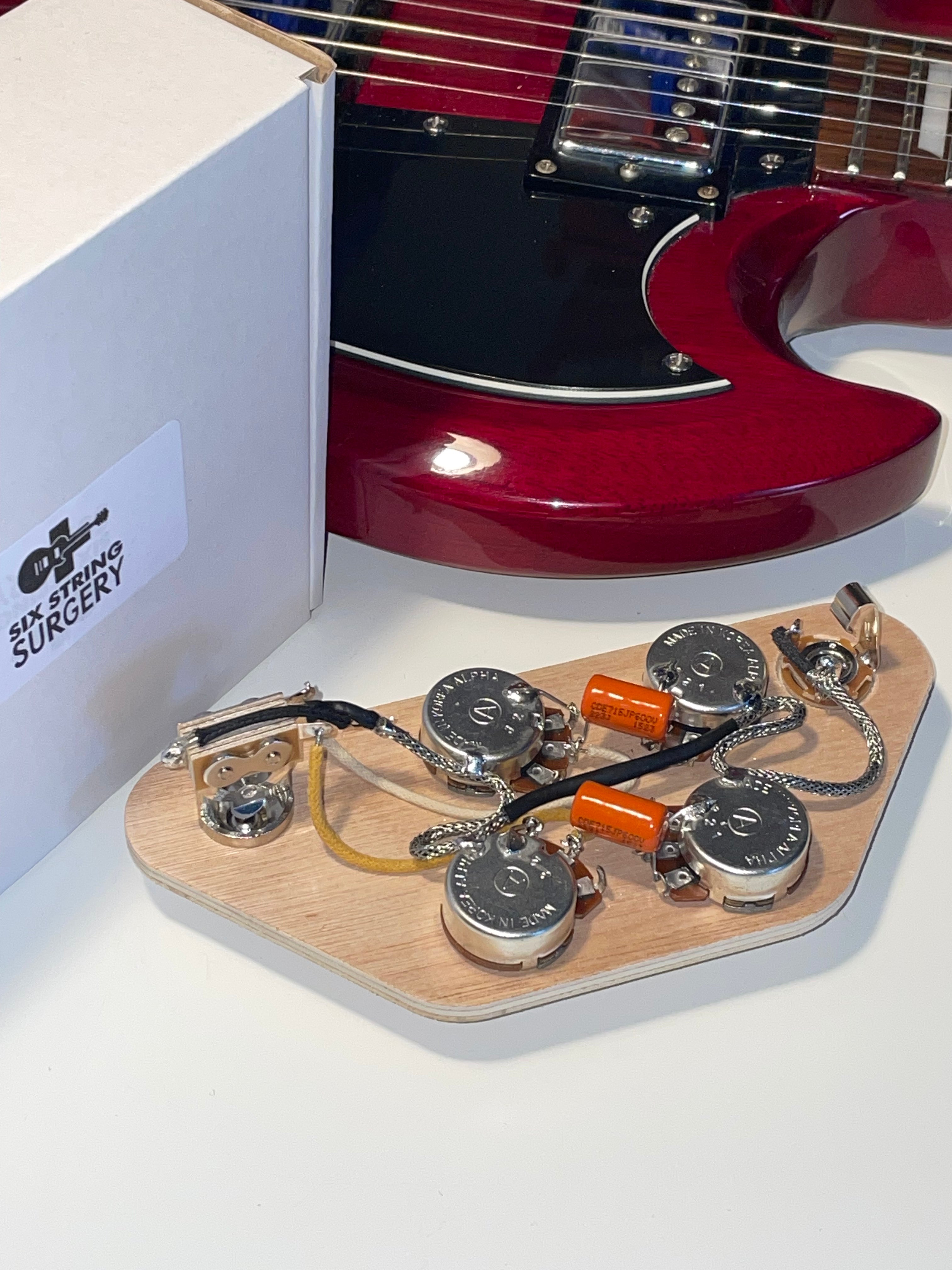 Gibson SG Hand Wired Harness Perfect To Upgrade Epiphone ALPHA Pots
