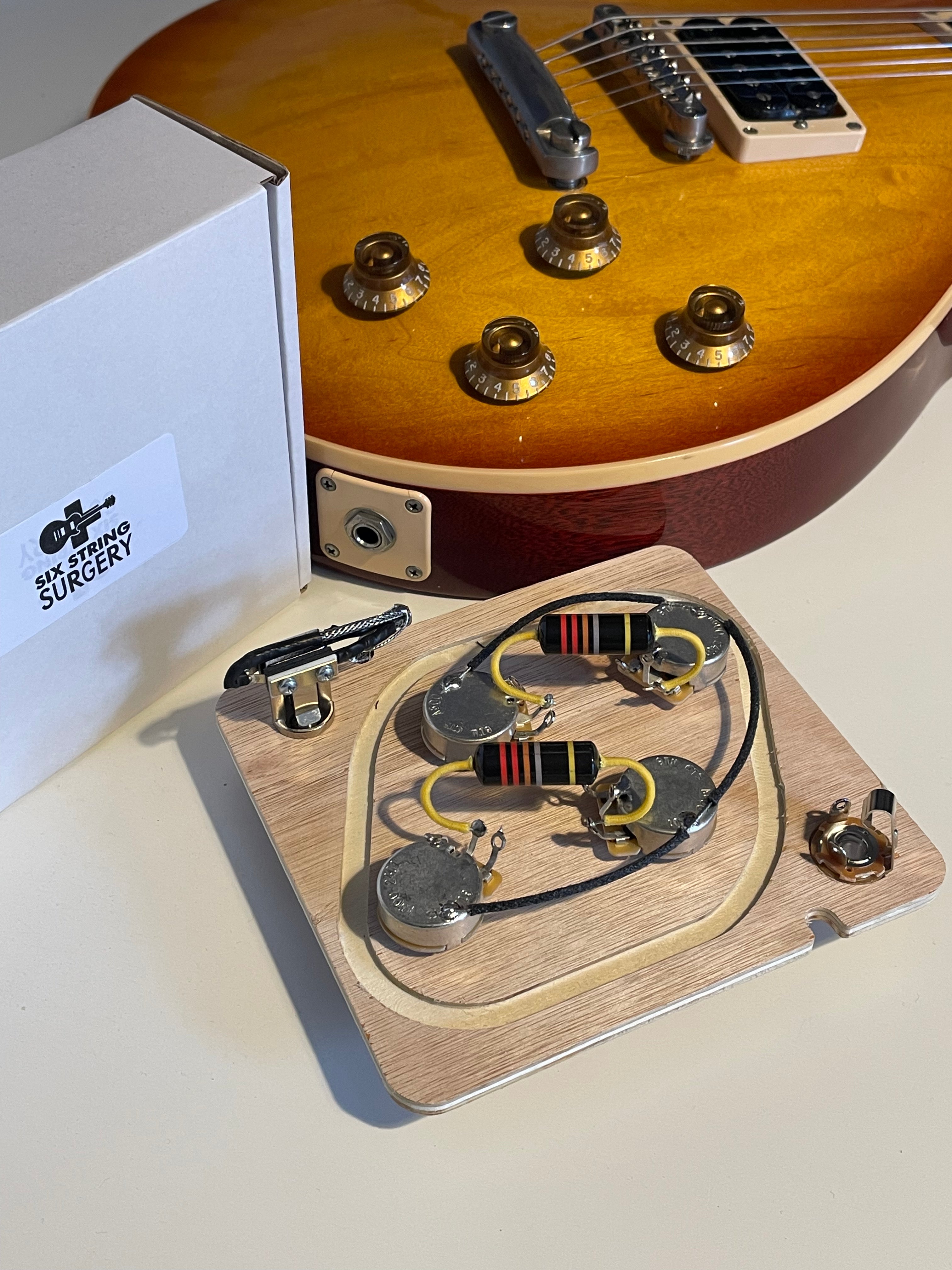 Gibson Les Paul Hand Wired full Harness CTS & Bumblebee PIO Caps - Vintage