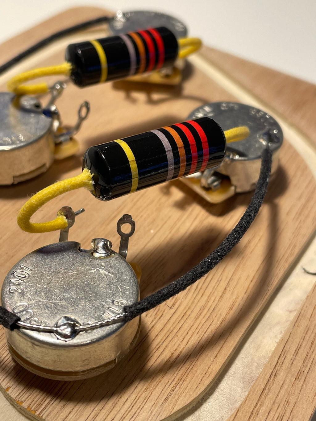 Gibson Les Paul Hand Wired full Harness CTS & Bumblebee PIO Caps - Vintage